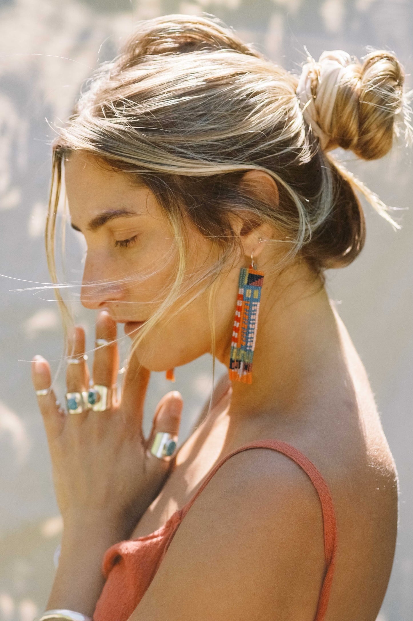 zula beaded earrings