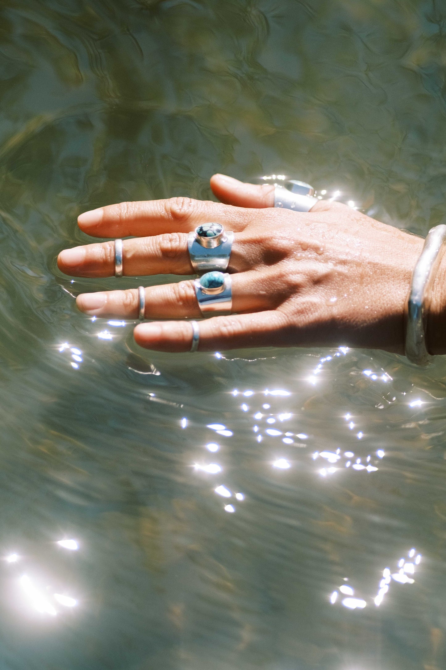 sterling silver midi ring