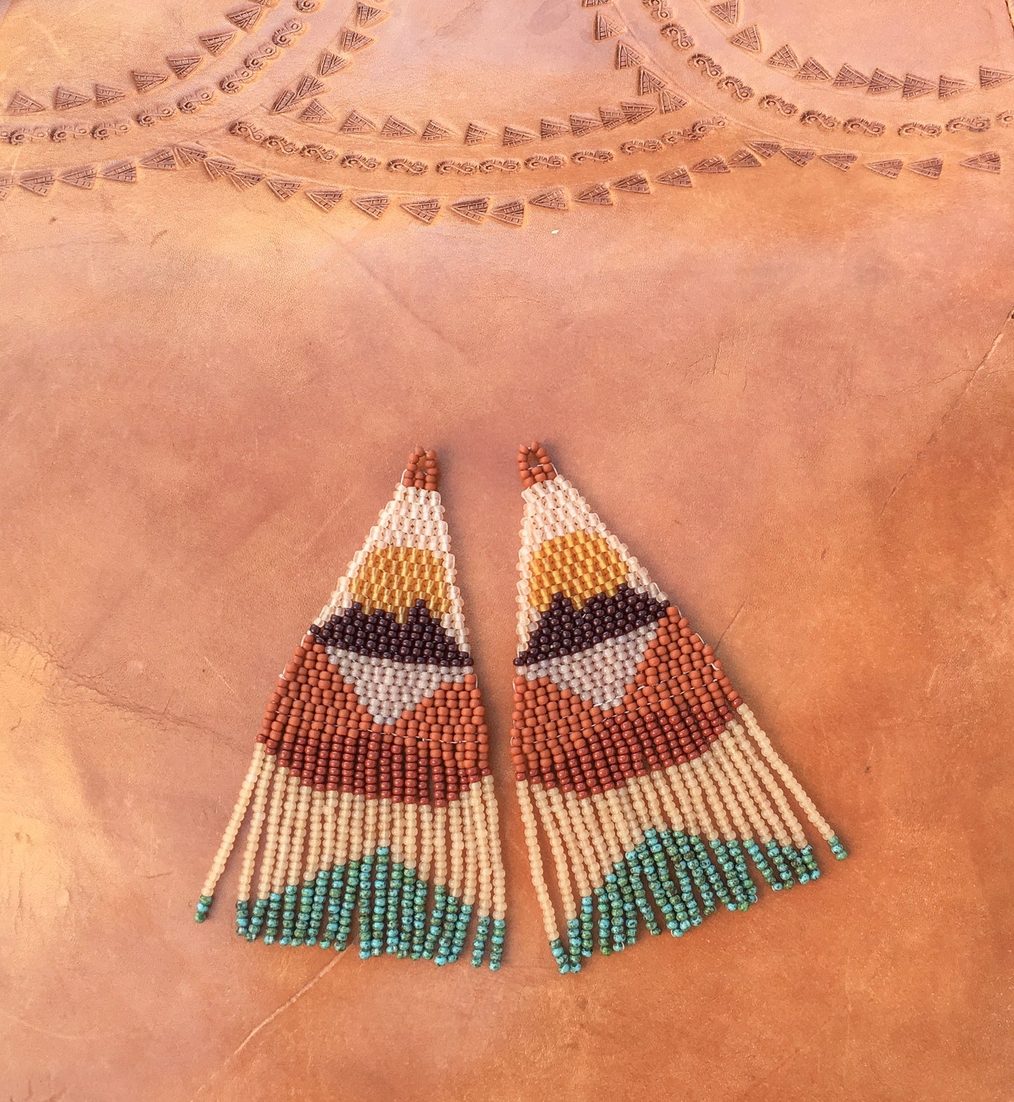 baja beaded earrings