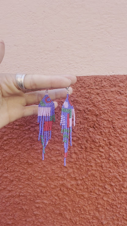 orizaba beaded earrings (ready to ship)